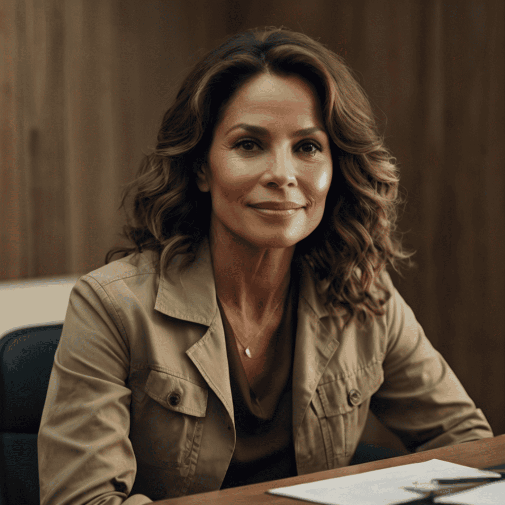Olivia Reed signs in at a breast cancer screening clinic with a confident yet slightly nervous expression.